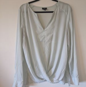 PLUS SIZE baby blue blouse